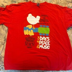 Woodstock Red Graphic T-Shirt